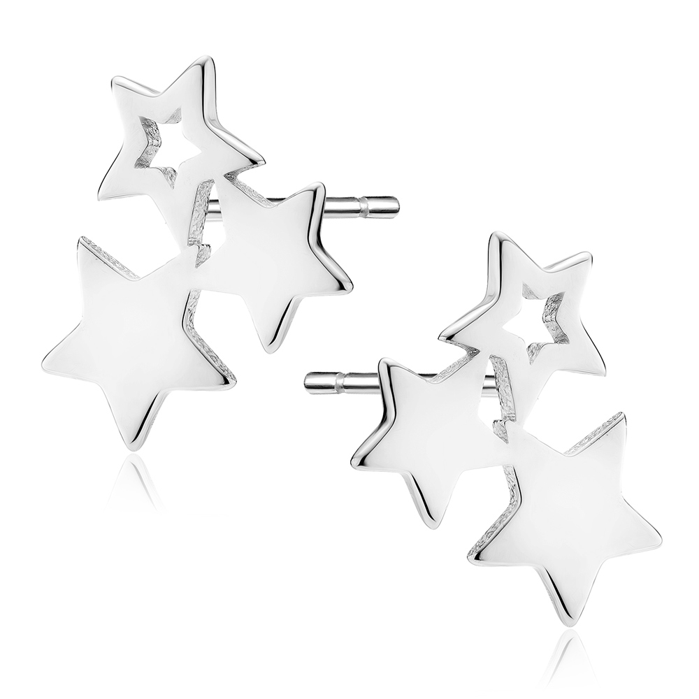 Cercei argint stelute DiAmanti Z2211ER-DIA Cercei argint stelute DiAmanti Z2211ER-DIA